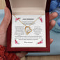 Spanish To My Sister Forever Love Necklace