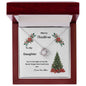 Merry Christmas To My Daughter Love Knot Necklace