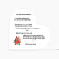 A note from Heaven Printed Acrylic Heart Plaque