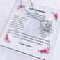 Spanish To My Sister Forever Love Necklace