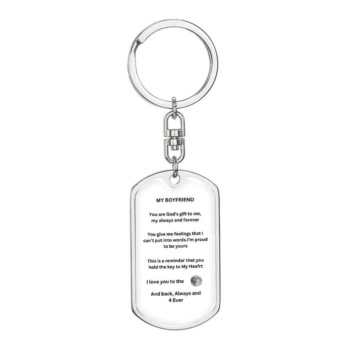 My Boyfriend Graphic Keychain