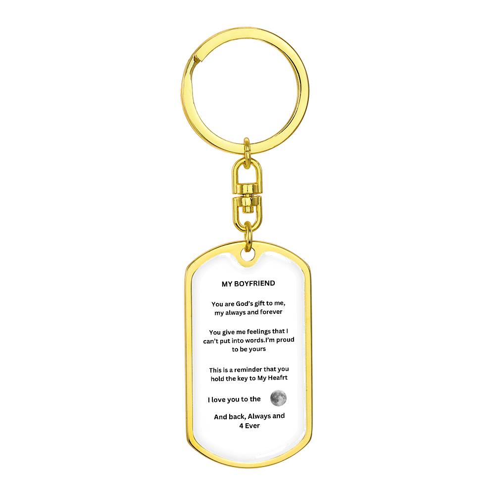 My Boyfriend Graphic Keychain