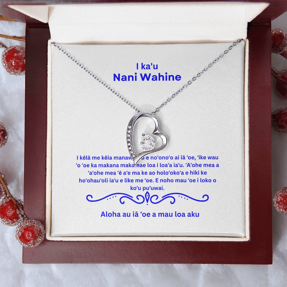 Hawaiian To My Beautiful Wife Forever Love Necklace