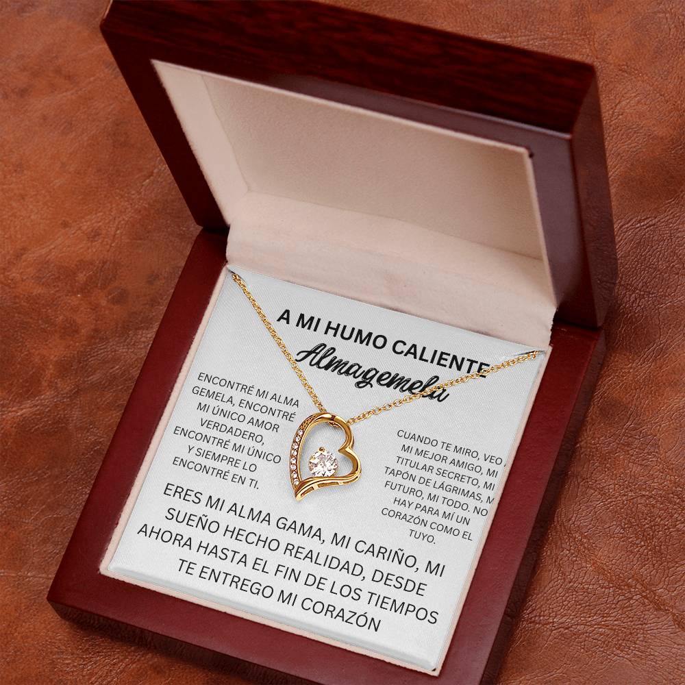 Spanish To my Smokin Hot Soulmate Forever Love Necklace
