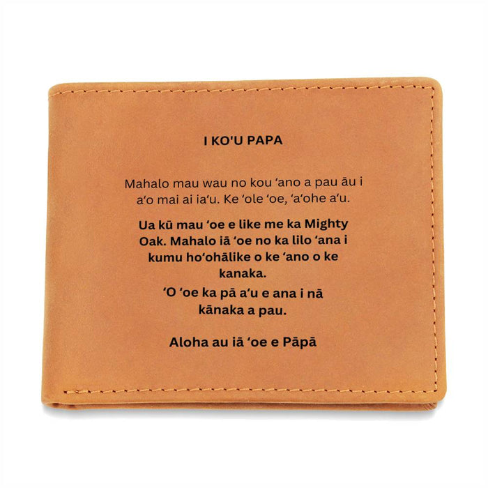 Hawaiian To My Dad Wallet