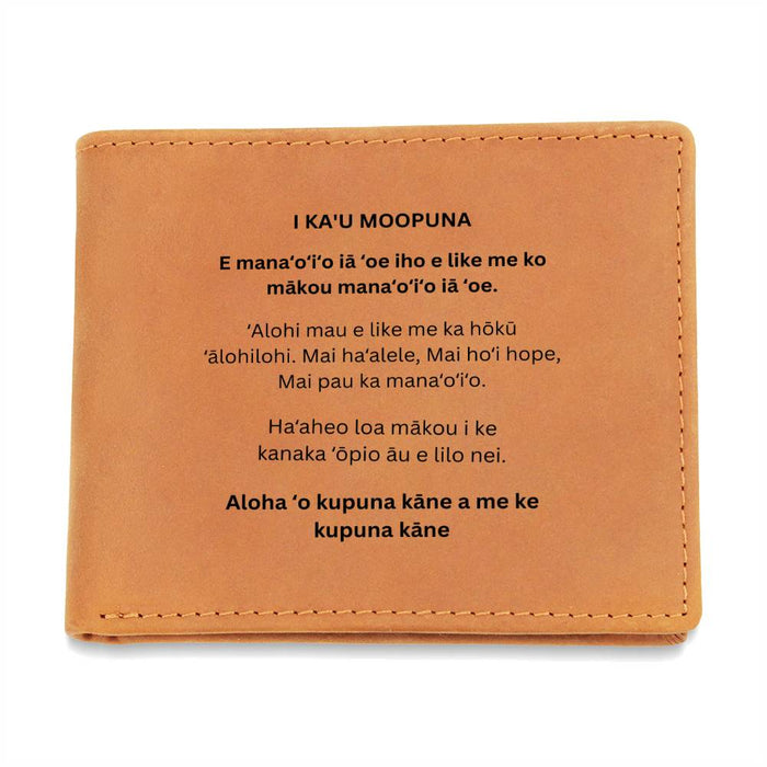 Hawaiian To My Grandson Wallet