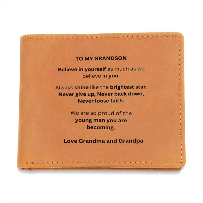 To My Grandson Wallet