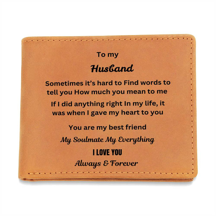 To My Husband Wallet