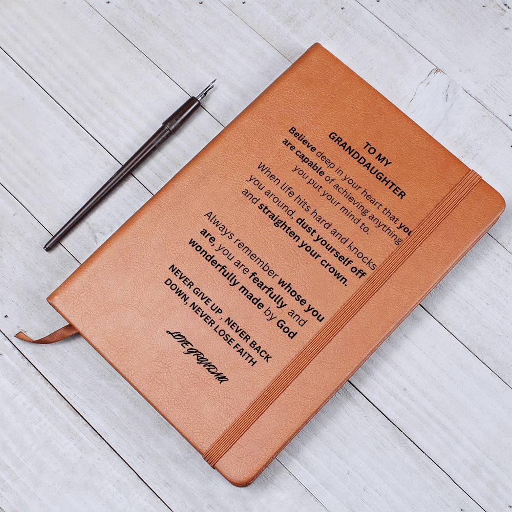 To My Granddaughter Journal Love Grandma