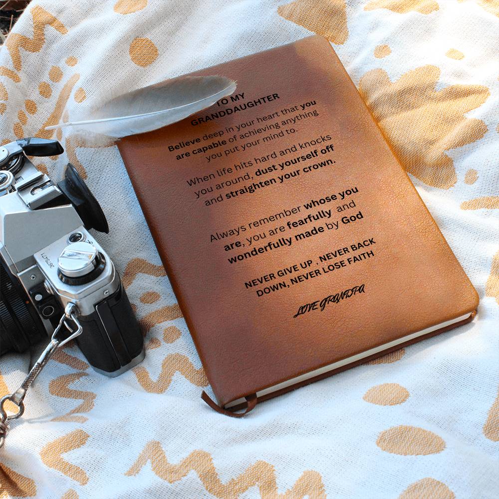 To My Granddaughter Journal Love Grandpa