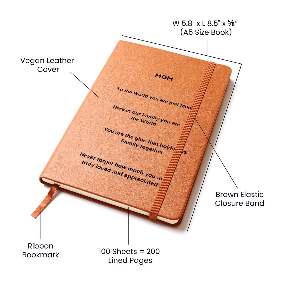 Mom Leather Journal
