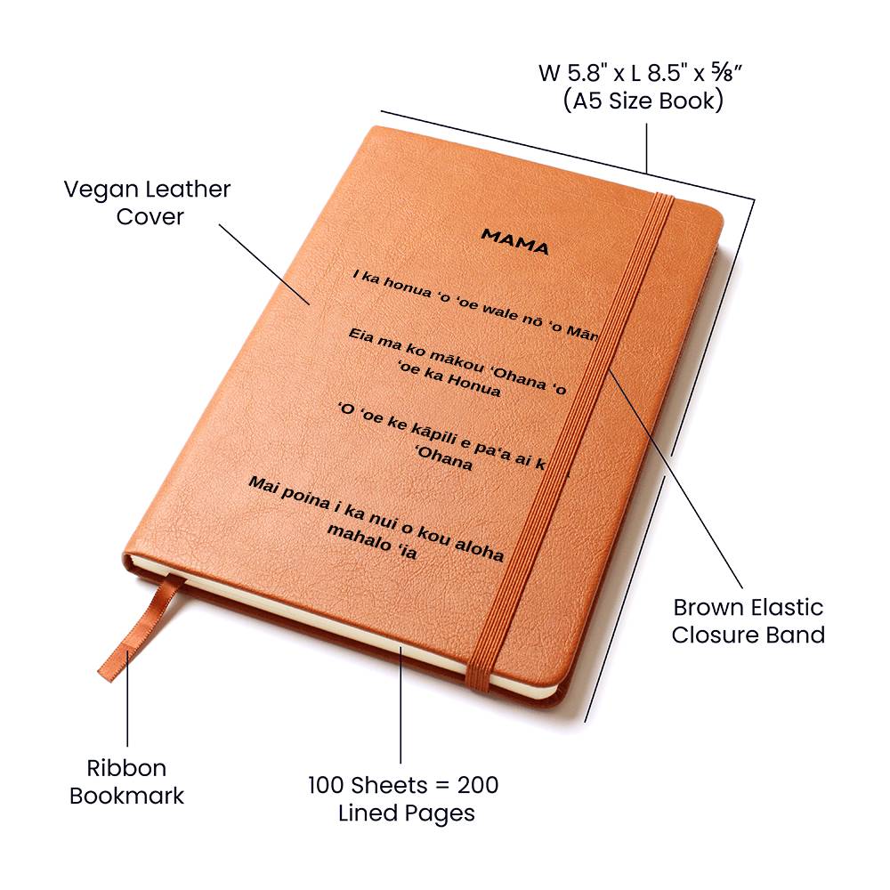 Hawaiian MOM Leather Journal