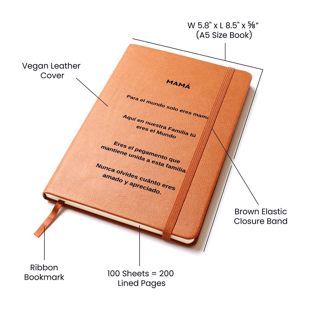 Spanish MOM Leather Journal