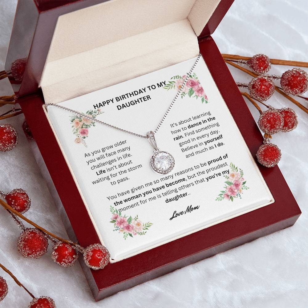 Happy Birthday To My Daughter Eternal Hope Necklace