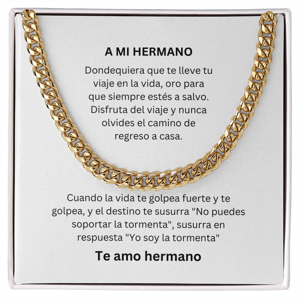 Spanish To My Brother Cuban Chain