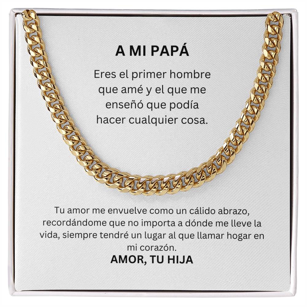 Spanish To My Dad Cuban Chain From Daughter