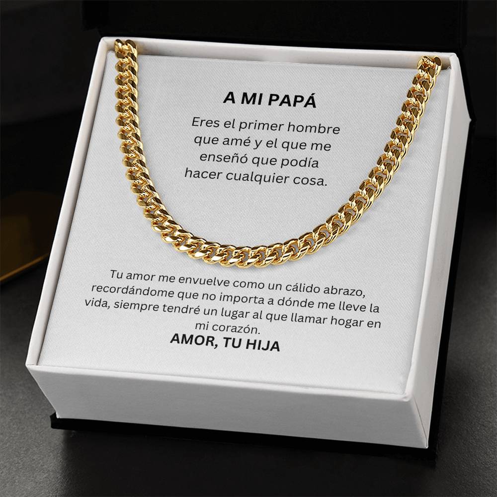 Spanish To My Dad Cuban Chain From Daughter