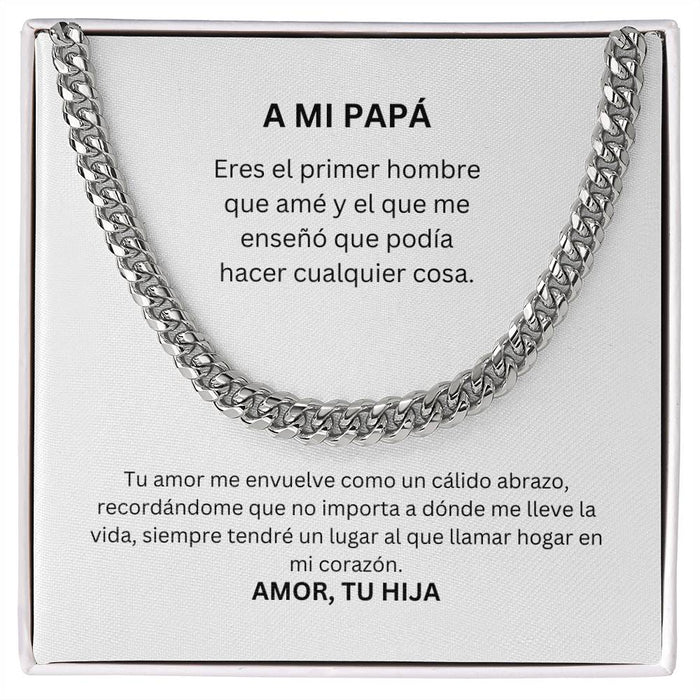 Spanish To My Dad Cuban Chain From Daughter