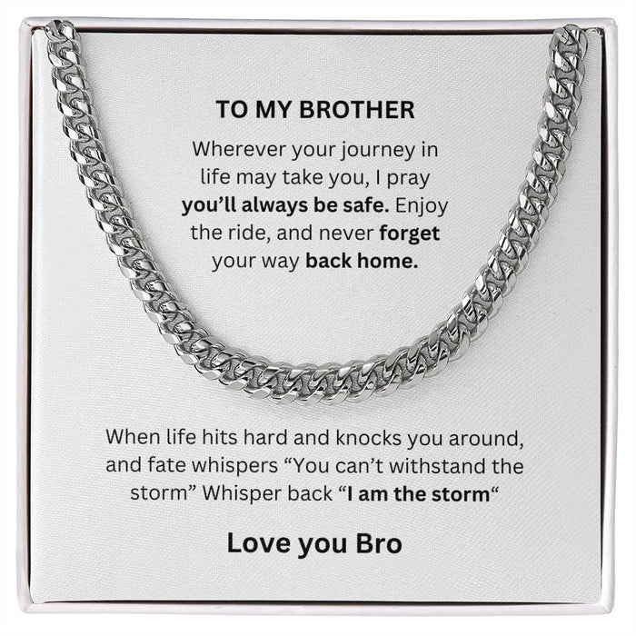 To My Brother Cuban Chain