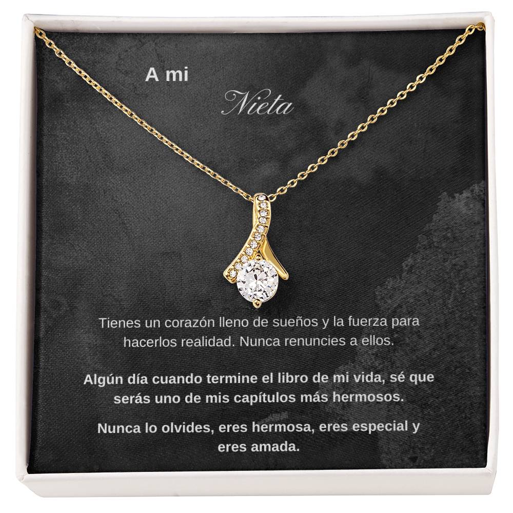 Spanish To My Granddaughter Alluring Beauty Necklace