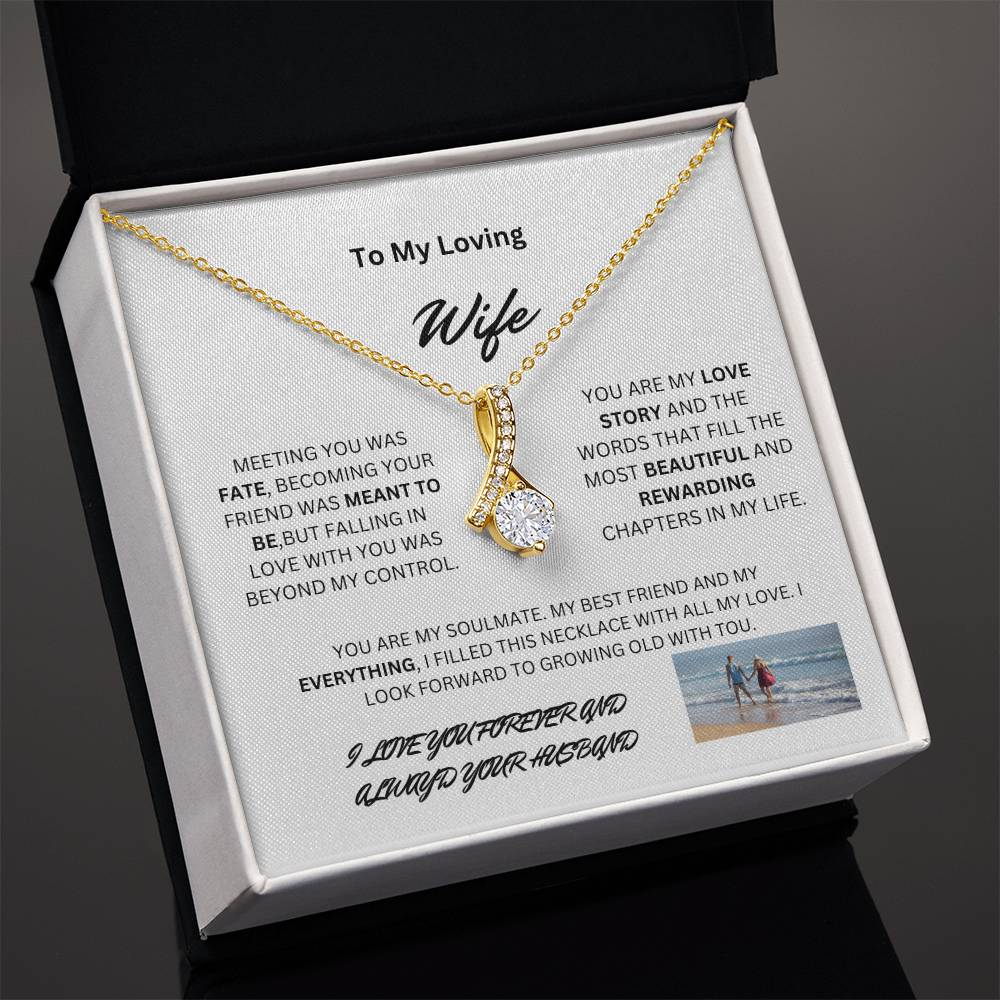 To My Loving Wife with Alluring Necklace