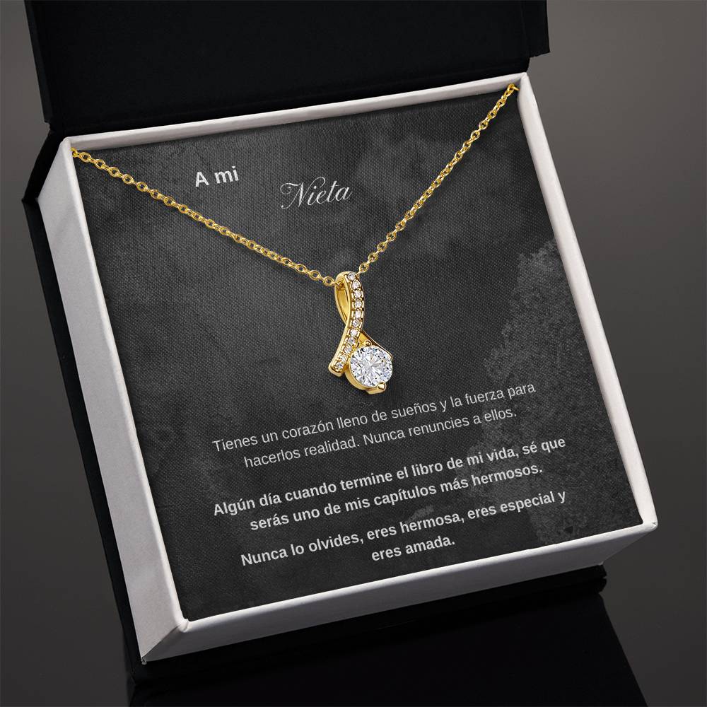 Spanish To My Granddaughter Alluring Beauty Necklace