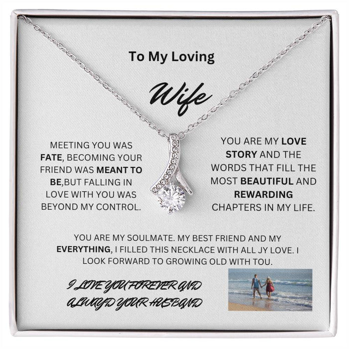 To My Loving Wife with Alluring Necklace