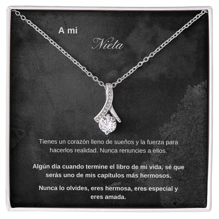 Spanish To My Granddaughter Alluring Beauty Necklace