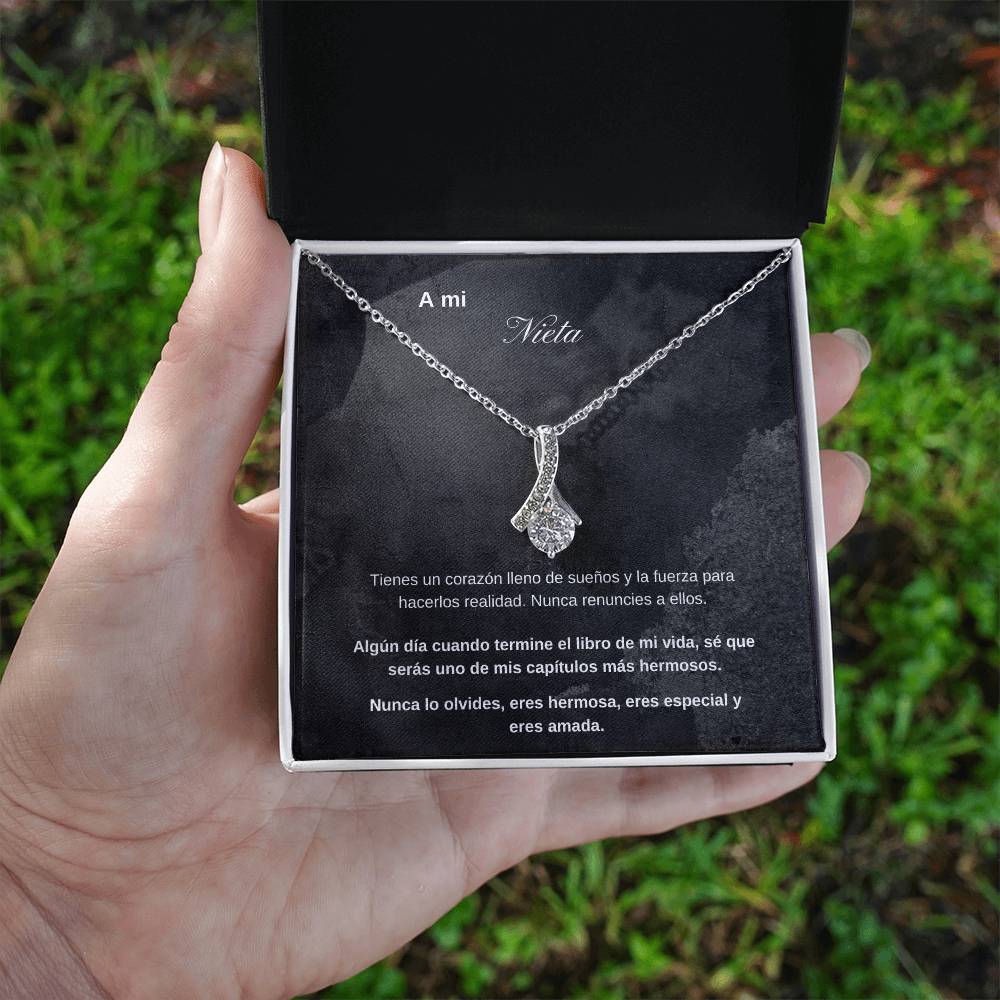 Spanish To My Granddaughter Alluring Beauty Necklace
