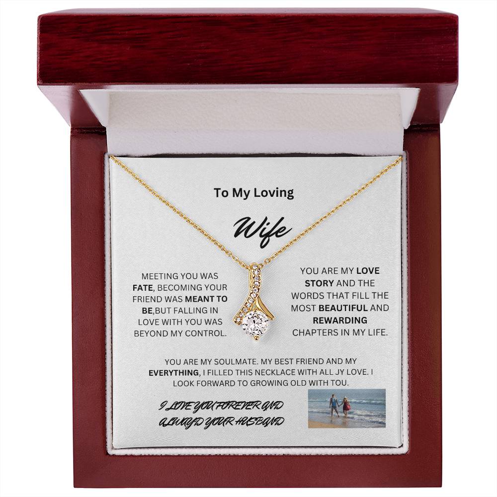 To My Loving Wife with Alluring Necklace