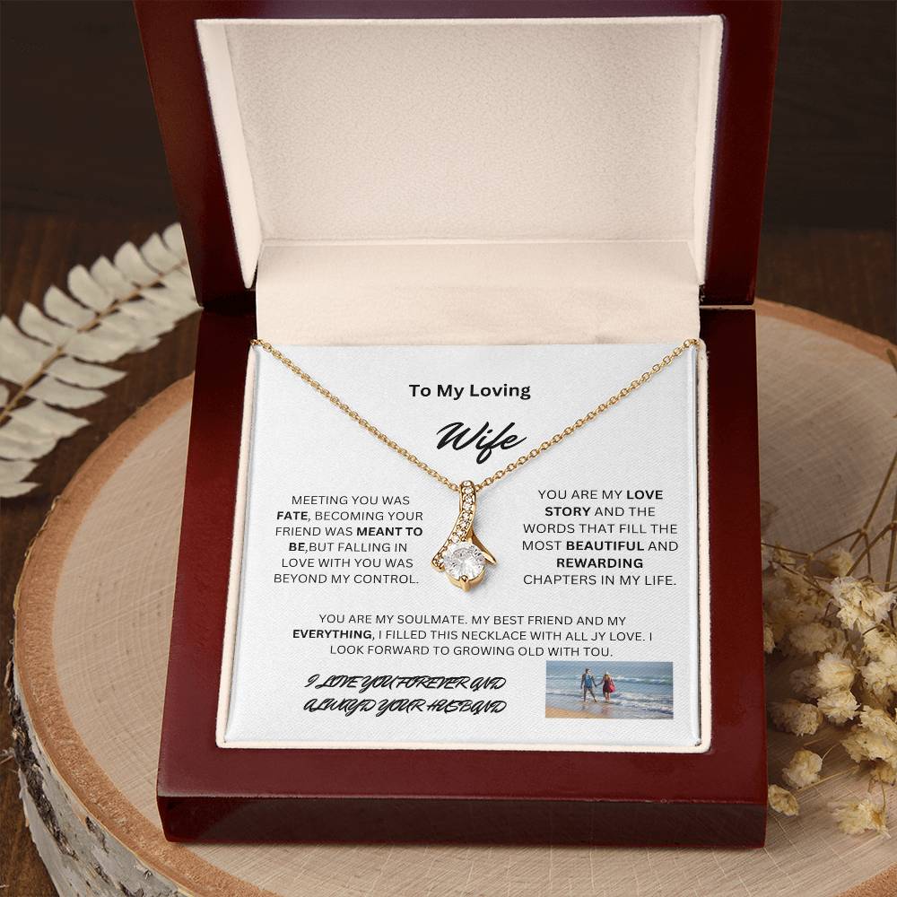 To My Loving Wife with Alluring Necklace