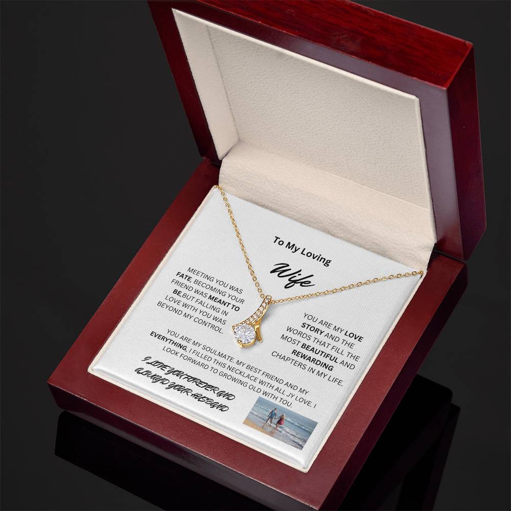 To My Loving Wife with Alluring Necklace
