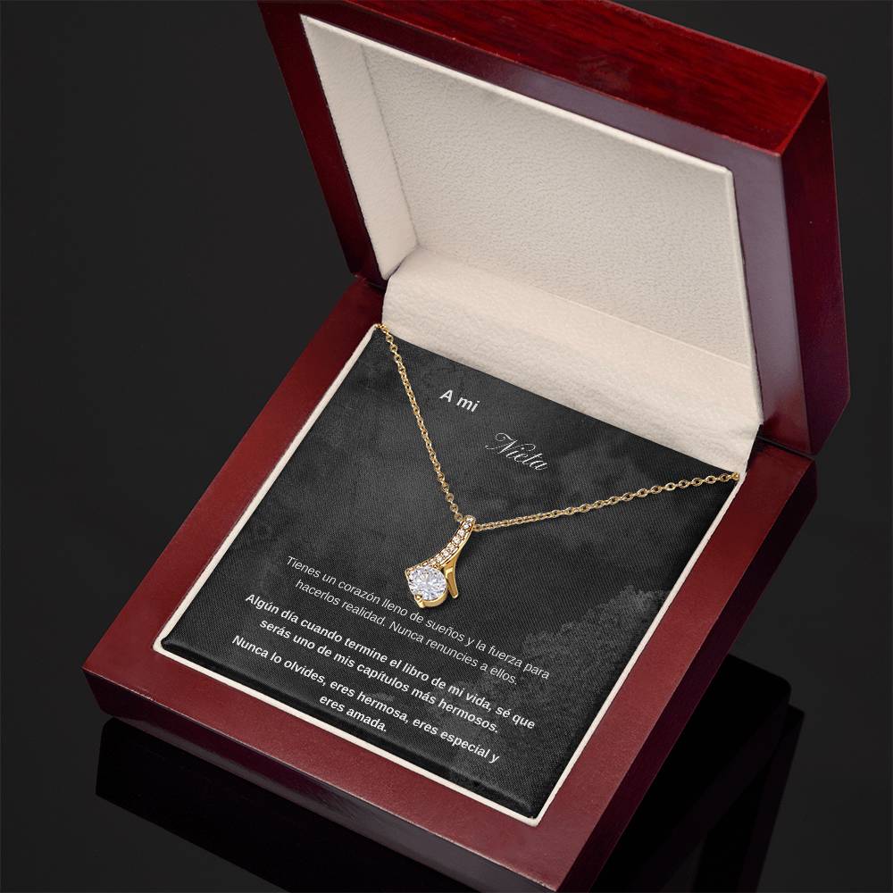 Spanish To My Granddaughter Alluring Beauty Necklace
