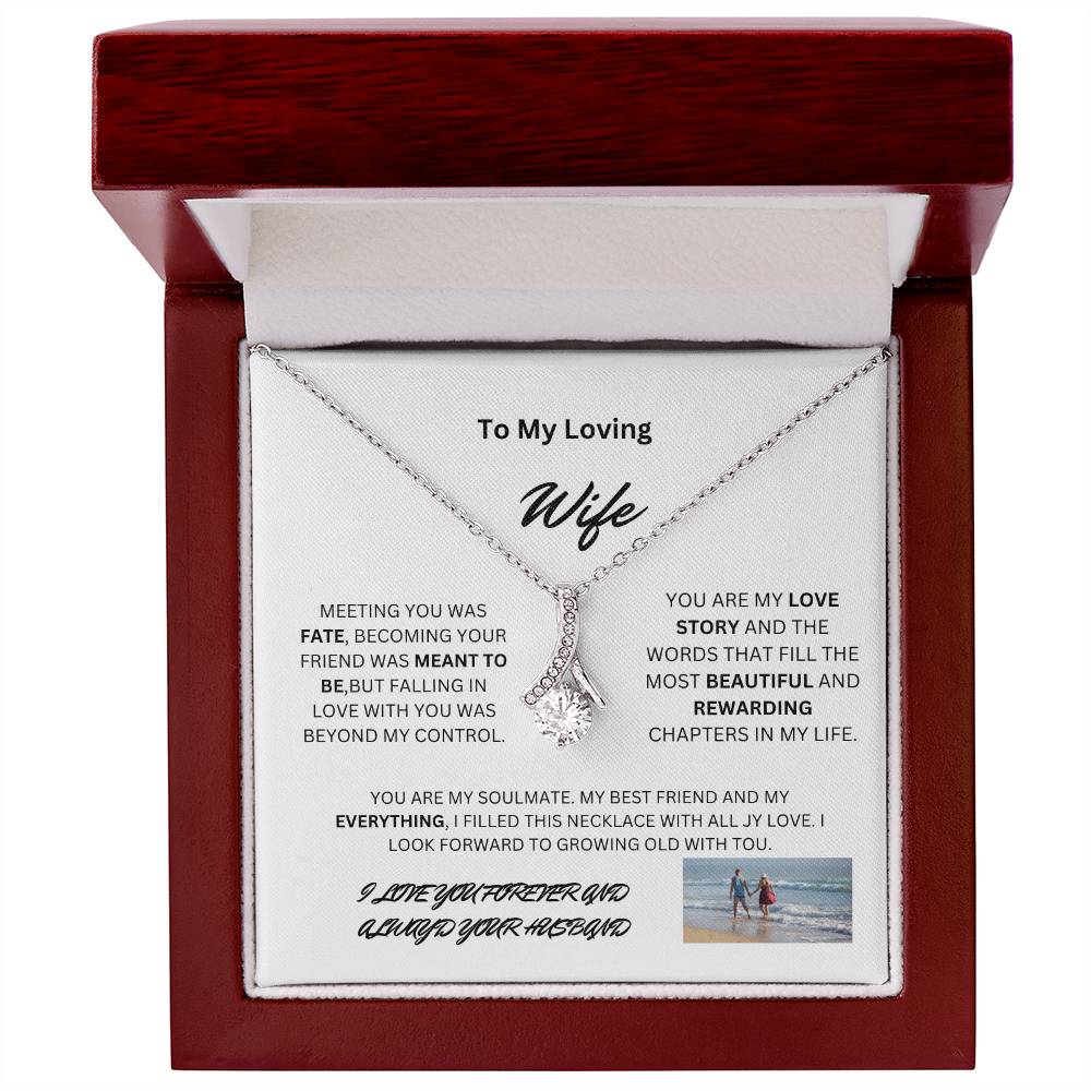 To My Loving Wife with Alluring Necklace