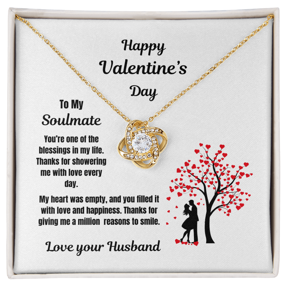 Valentine's Day Soulmate Love Knot Necklace