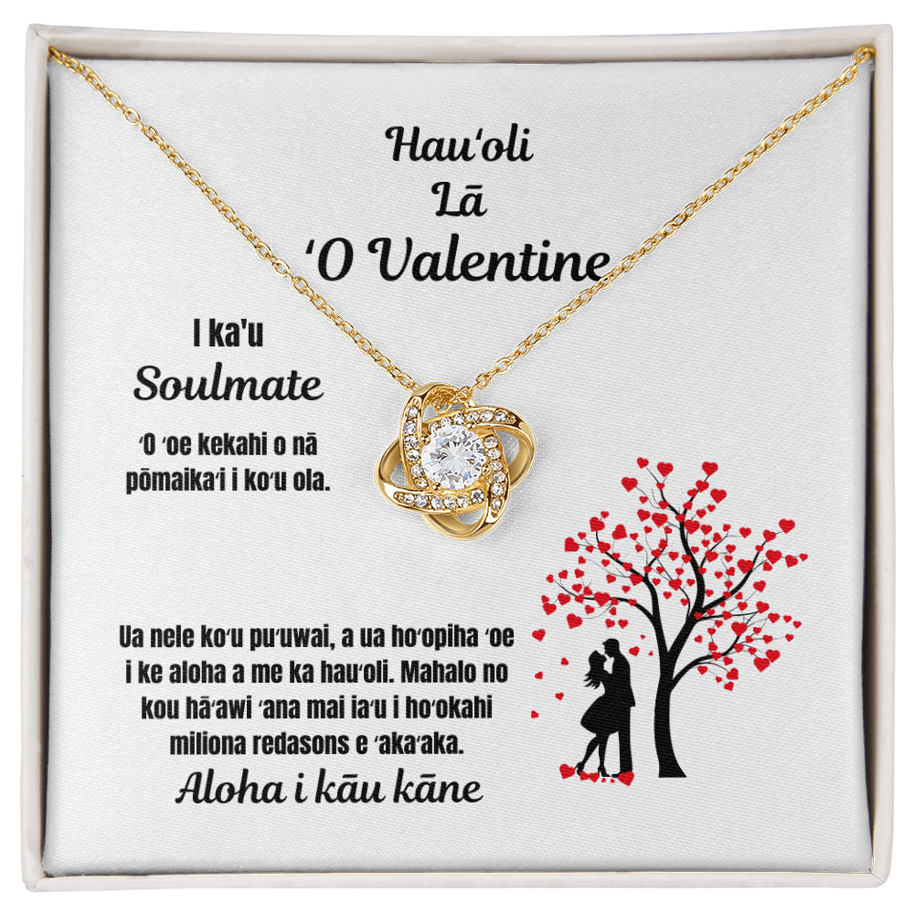 Soulmate Valentine's Day Love Knot Necklace