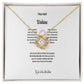 To my beautiful wife Hawaiian Love knot necklace