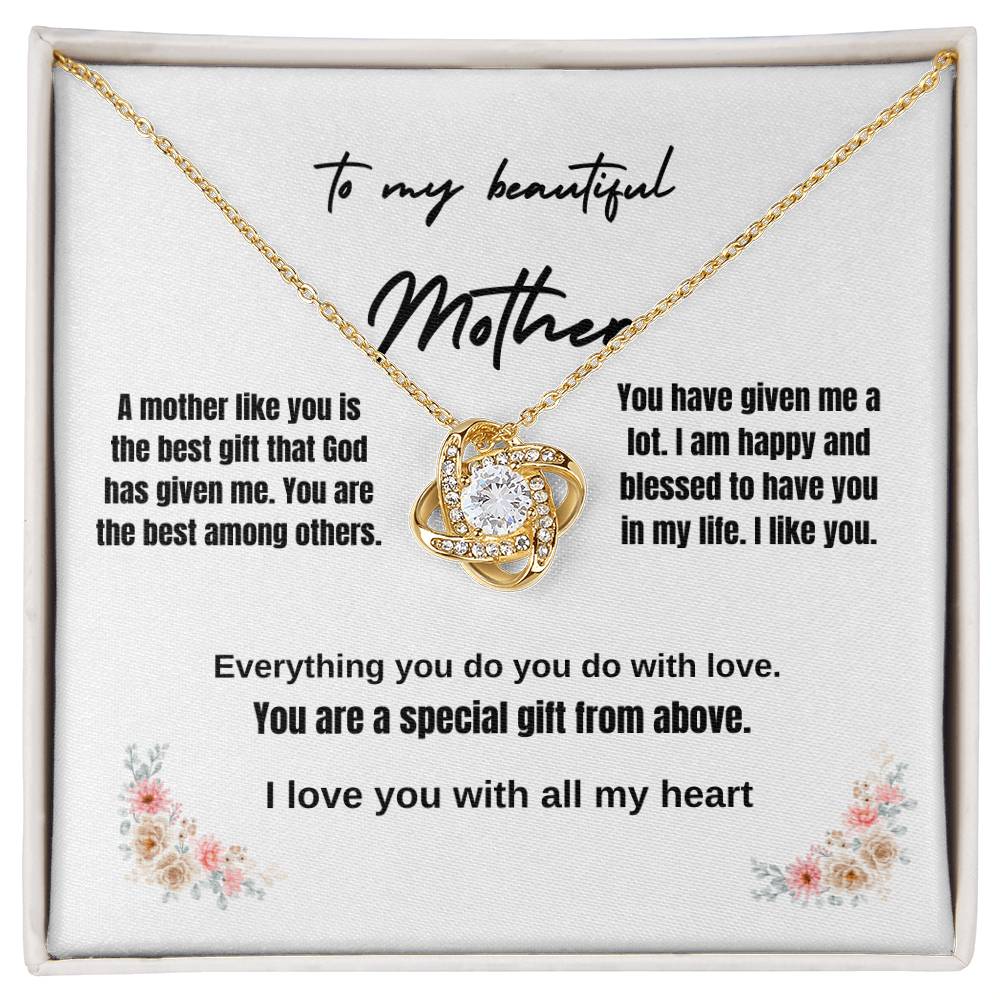To My Mother | Love Knot Necklace