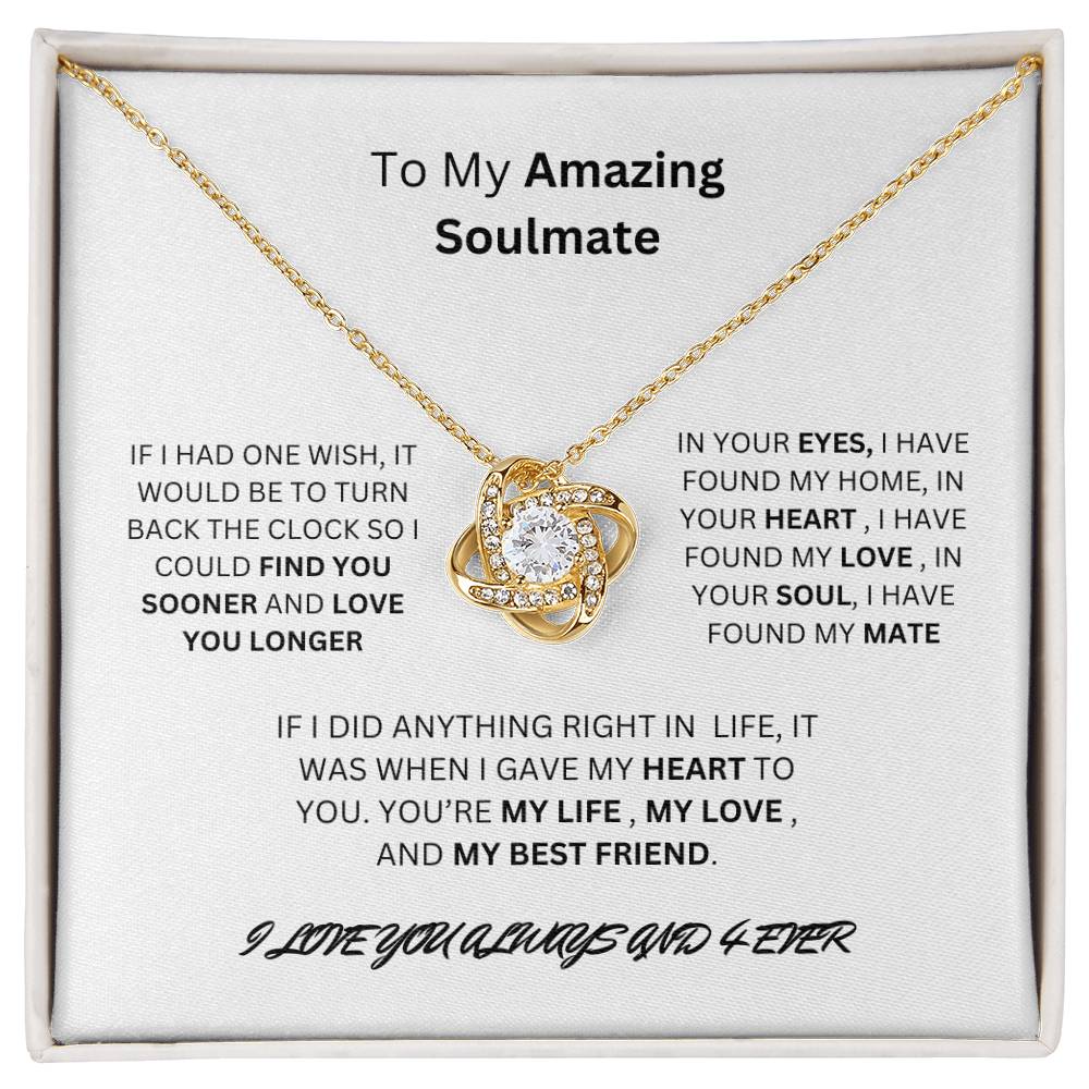 TO MY AMAZING SOULMATE