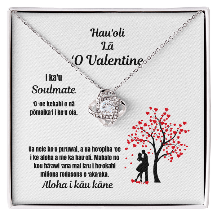 Soulmate Valentine's Day Love Knot Necklace