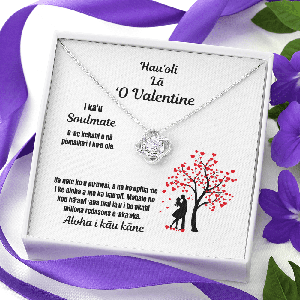 Soulmate Valentine's Day Love Knot Necklace