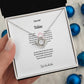 To my beautiful wife Hawaiian Love knot necklace