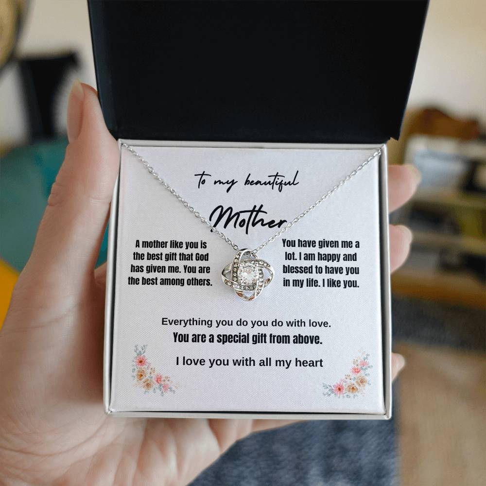 To My Mother | Love Knot Necklace