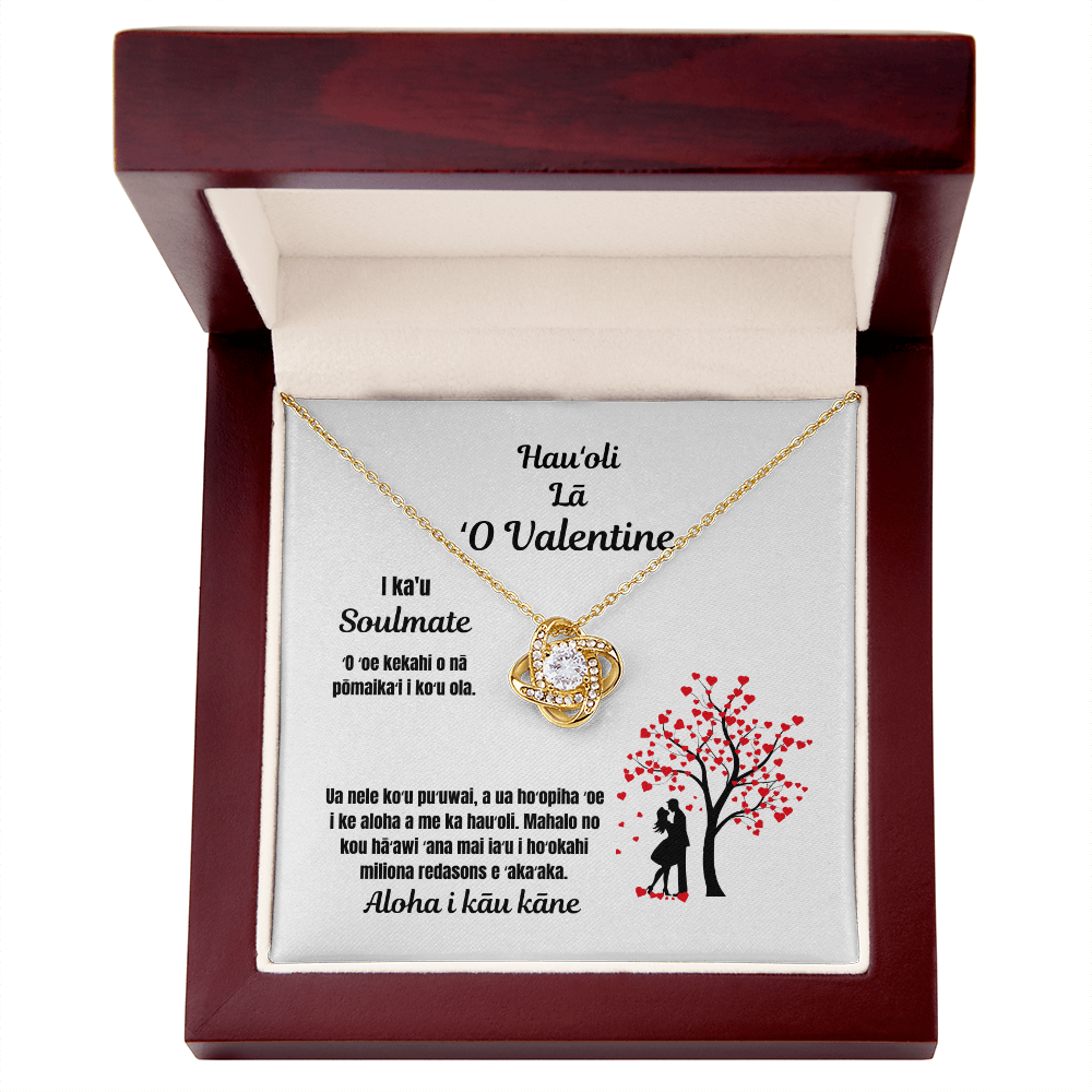 Soulmate Valentine's Day Love Knot Necklace
