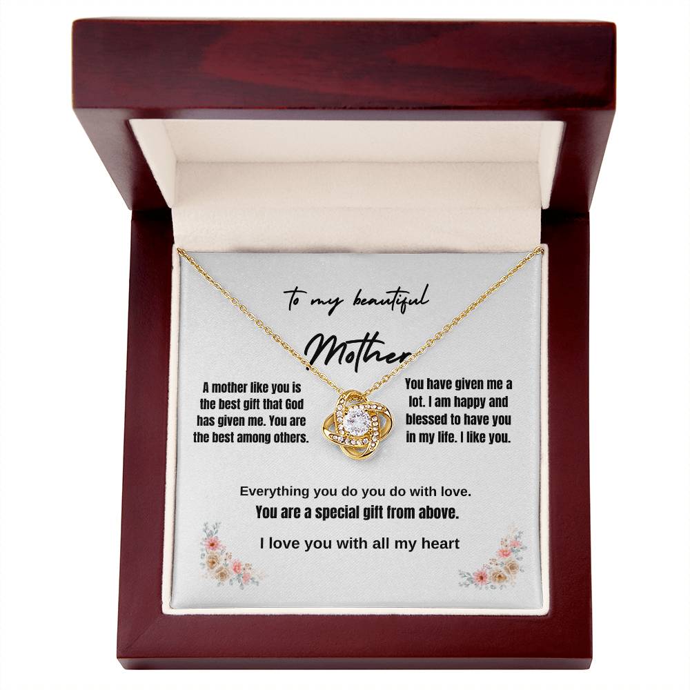 To My Mother | Love Knot Necklace
