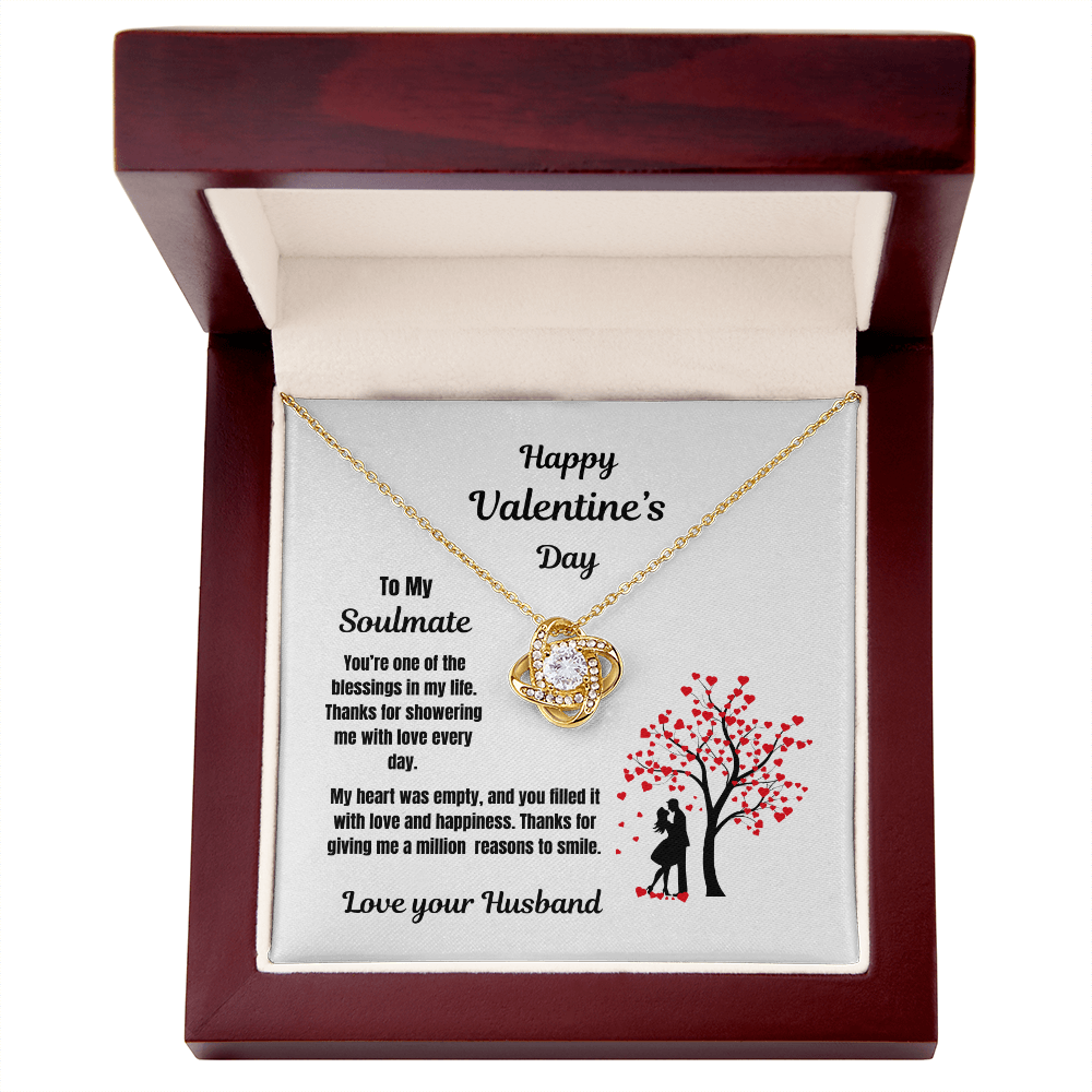Valentine's Day Soulmate Love Knot Necklace
