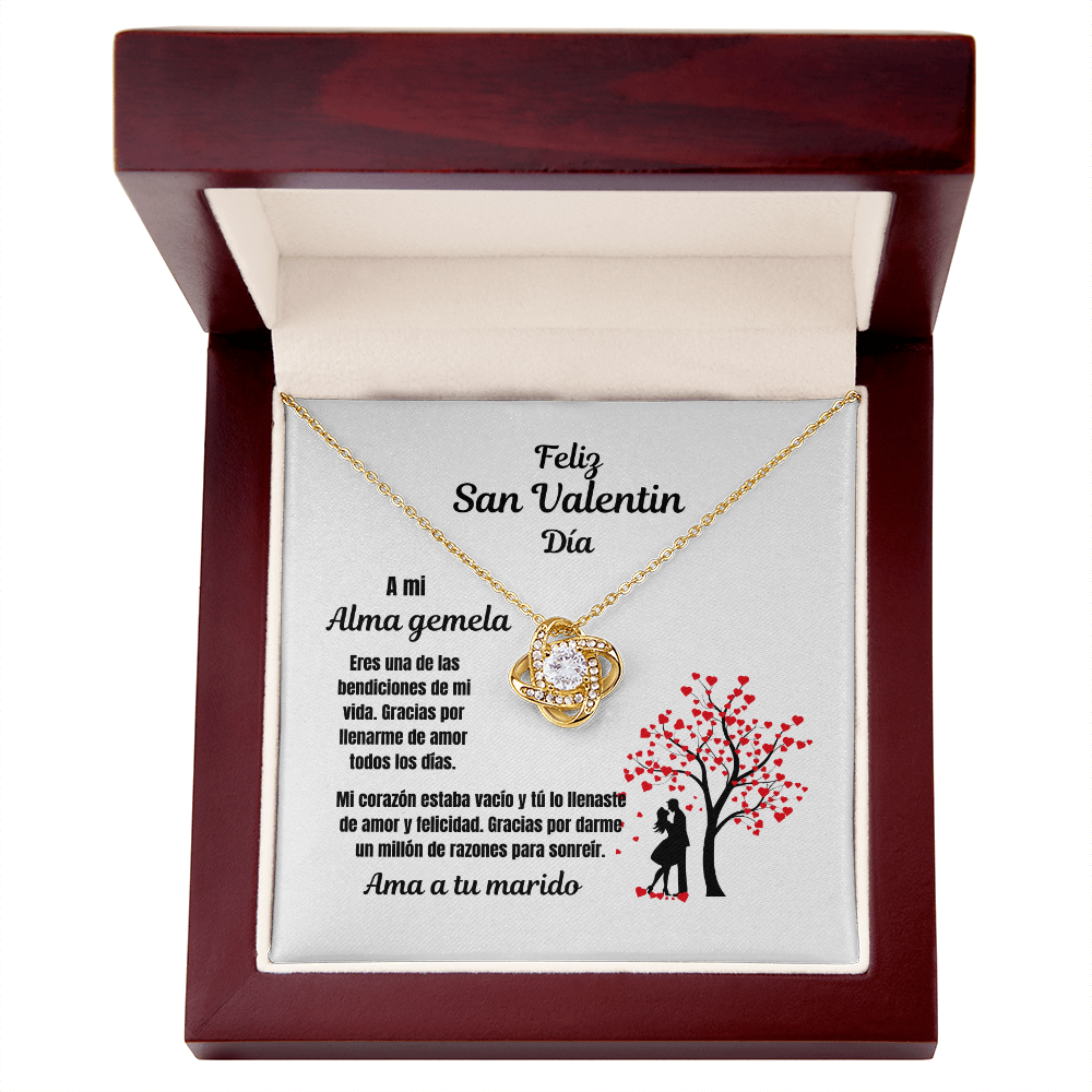 Soulmate Valentine's  Day Love Knot Necklace