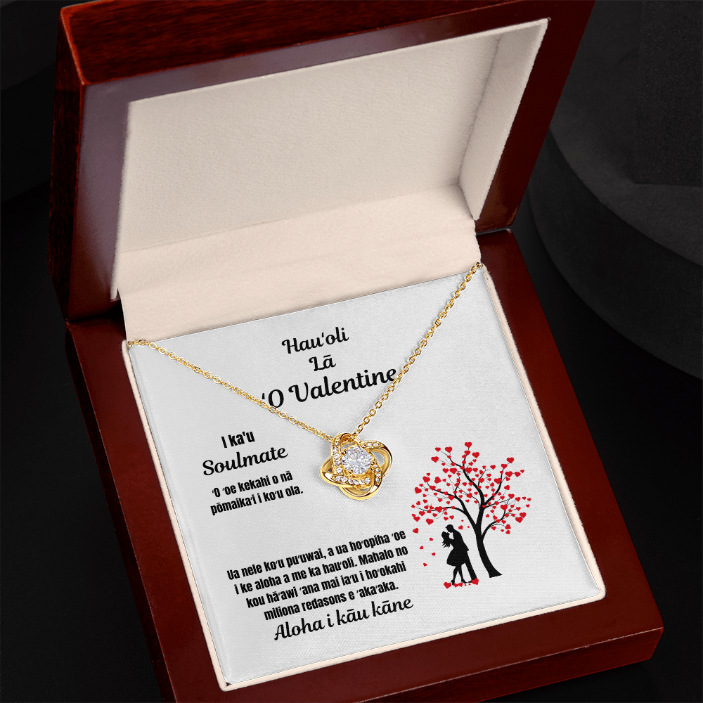 Soulmate Valentine's Day Love Knot Necklace