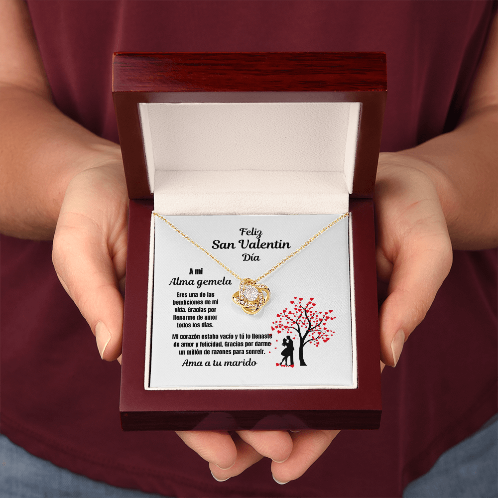Soulmate Valentine's  Day Love Knot Necklace