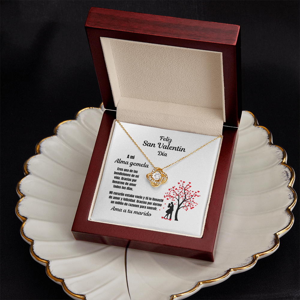 Soulmate Valentine's  Day Love Knot Necklace